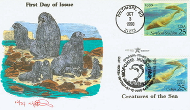 Northern Sea Lion FDC